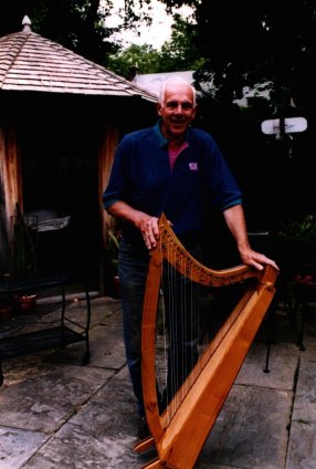 Dave with harp